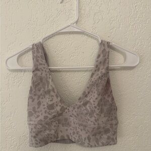 Lululemon Leopard Print Sports Bra